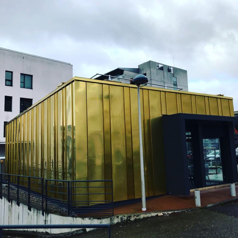 Bardage en cuivre tecugold